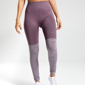 Gymshark TwoTone Seamless Leggings - Purple Wash